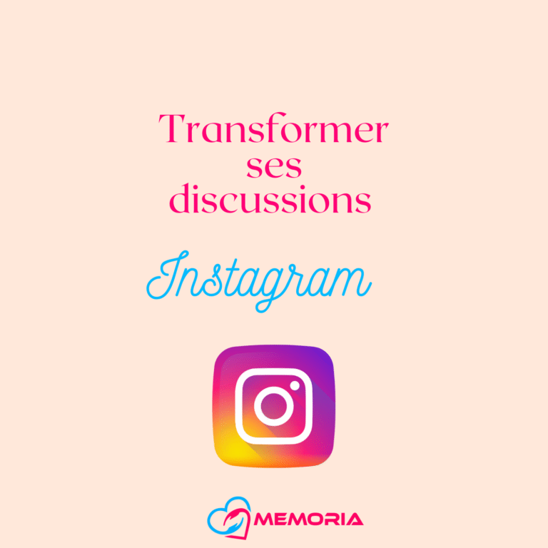 processus pour exporter des discussions Instagram